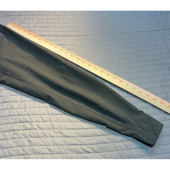 Marmot Mens Long Sleeve Button Up Hiking Shirt Grey Size Med Patterned Flip Cuff - Picture 7 of 11